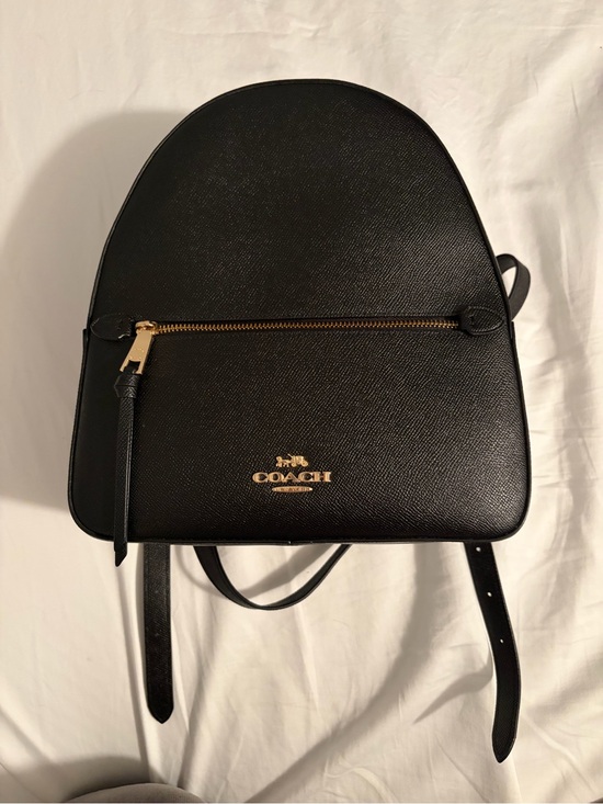 Coach Handbags - Coach Mini Court Backpack Black Pebbled Leather Gold Hardware